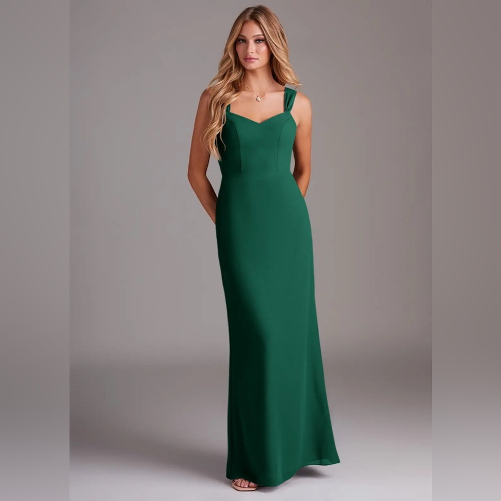 Azazie Denice Gown in Emerald